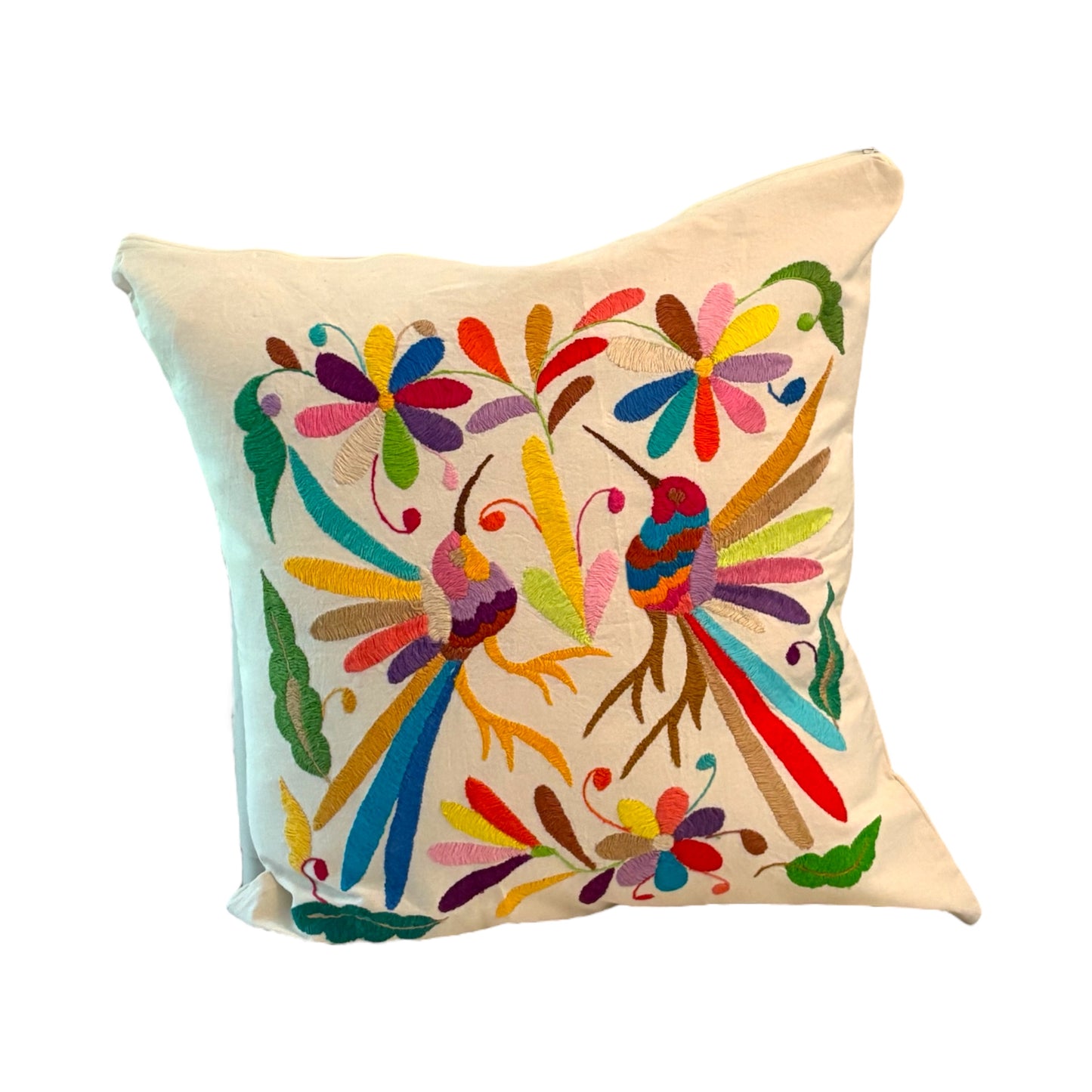 Housse de coussin Tenango - Danza de Colibríes