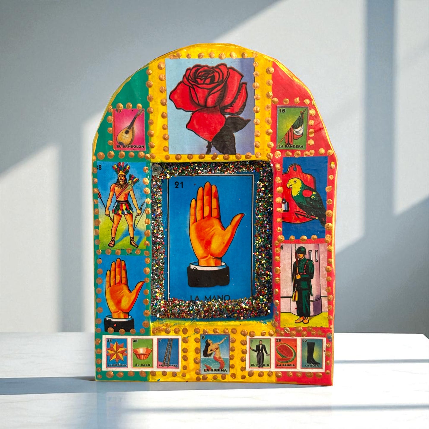 Nichos Lotería – Art populaire mexicain peint à la main