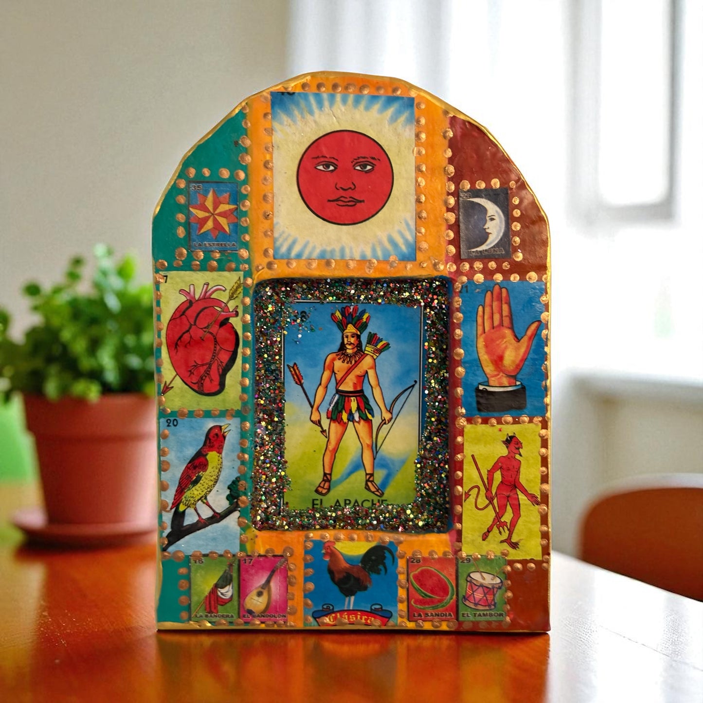 Nichos Lotería – Art populaire mexicain peint à la main