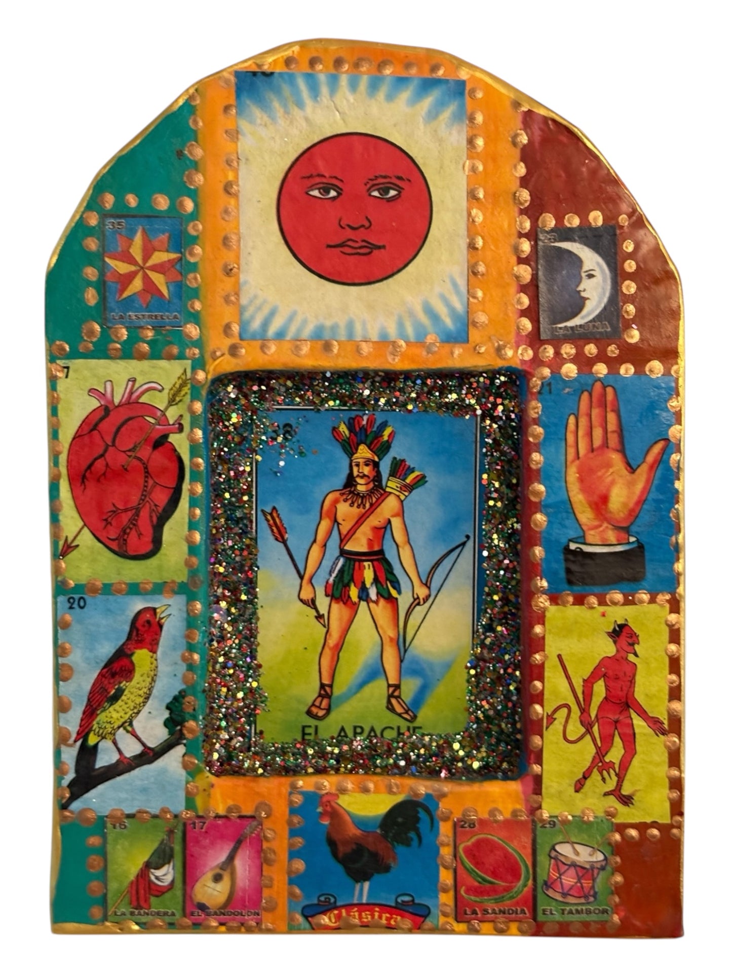 Nichos Lotería – Art populaire mexicain peint à la main