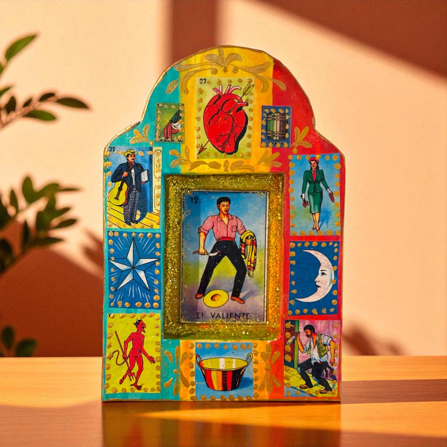 Nichos Lotería – Art populaire mexicain peint à la main