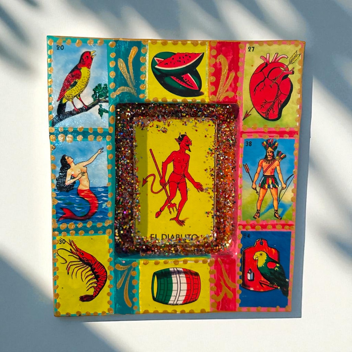 Nichos Lotería – Art populaire mexicain peint à la main