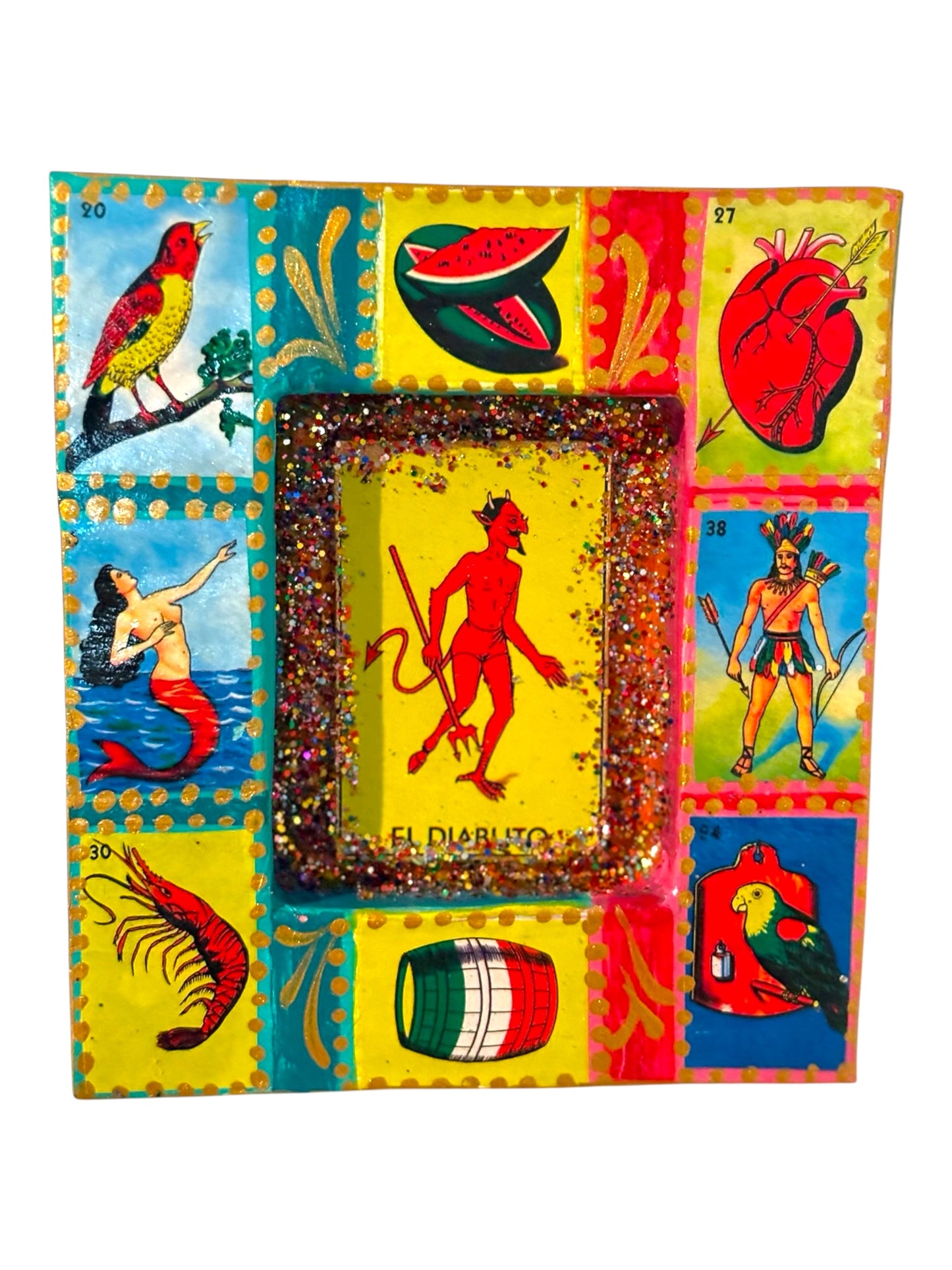 Nichos Lotería – Art populaire mexicain peint à la main