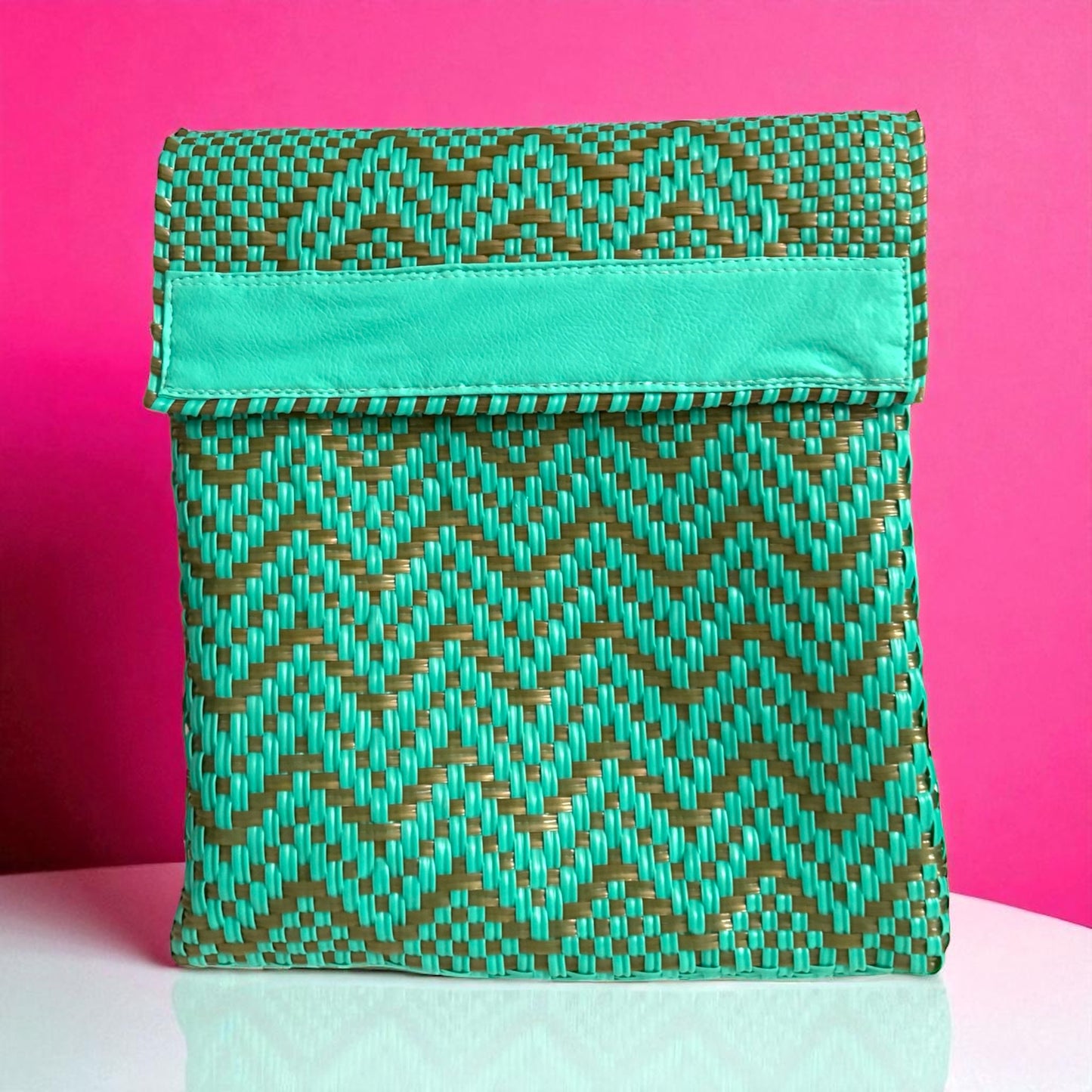 Mochila artisanale en plastique recyclé – Pièce unique
