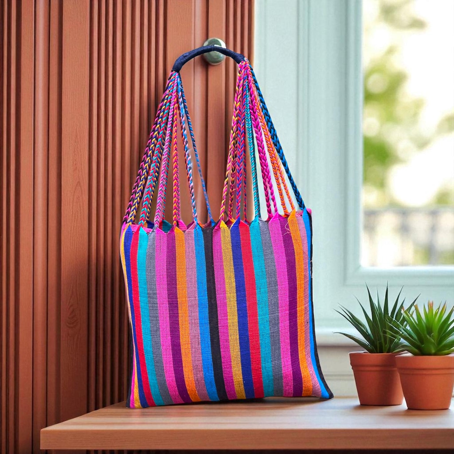 Sac Telar Rayé – Léger & coloré
