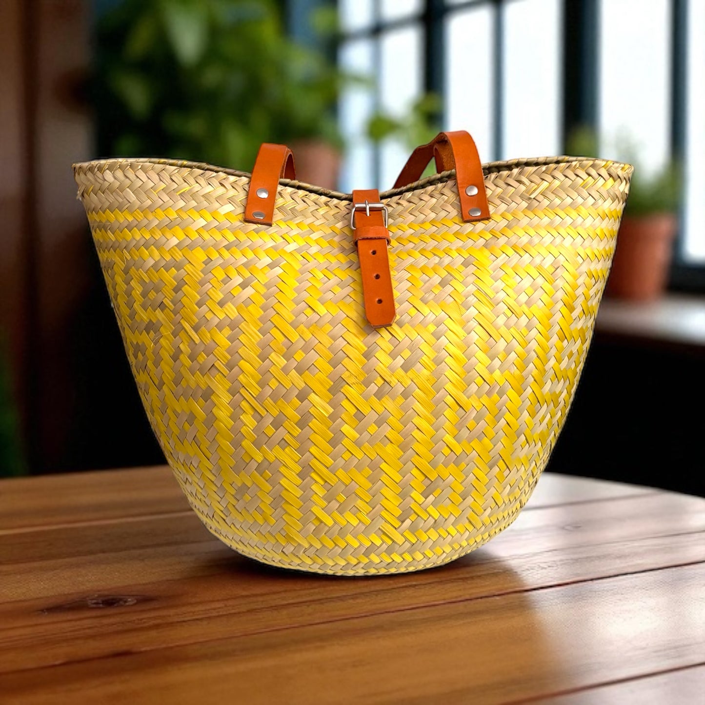 Sacs en paille tressée à la main – Grand format – Artisanaux et uniques – Oaxaca, Mexique