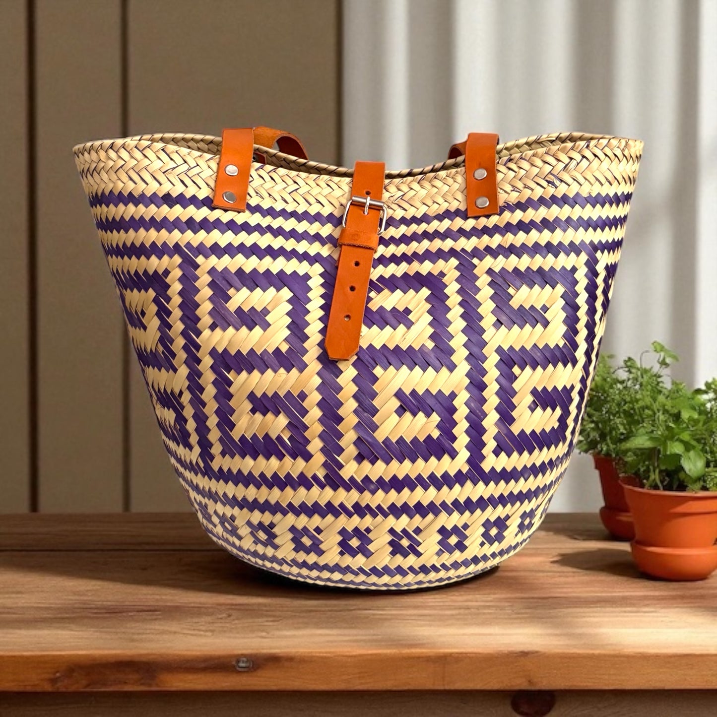 Sacs en paille tressée à la main – Grand format – Artisanaux et uniques – Oaxaca, Mexique