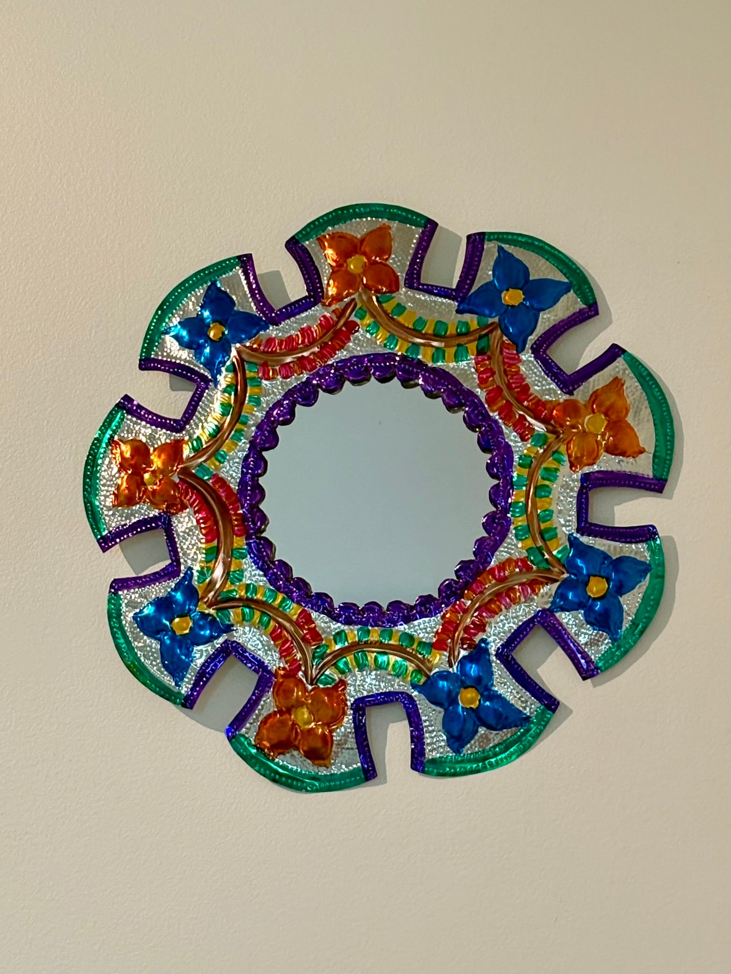 Alegría – Miroirs en hojalata colorée - Différents modèles