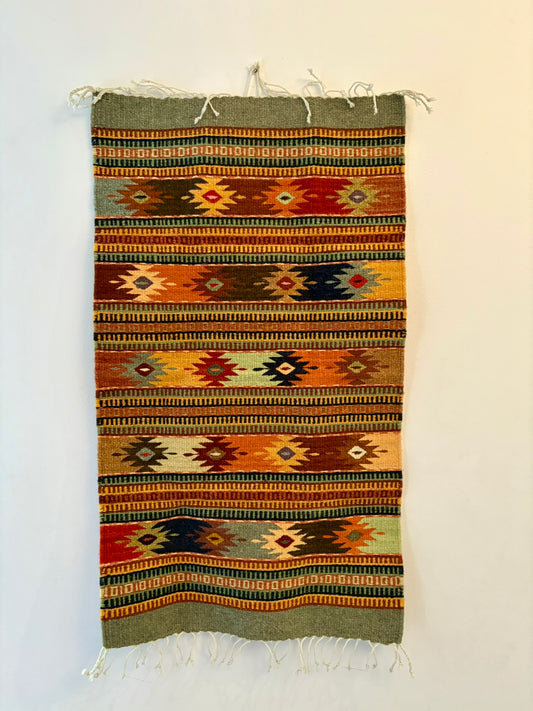 Puntos del Mundo – Tapis en laine tissé à la main