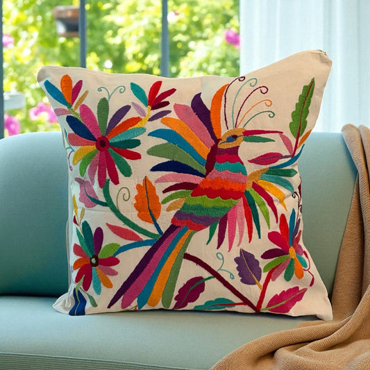Housse de coussin Tenango - L'aube colorée