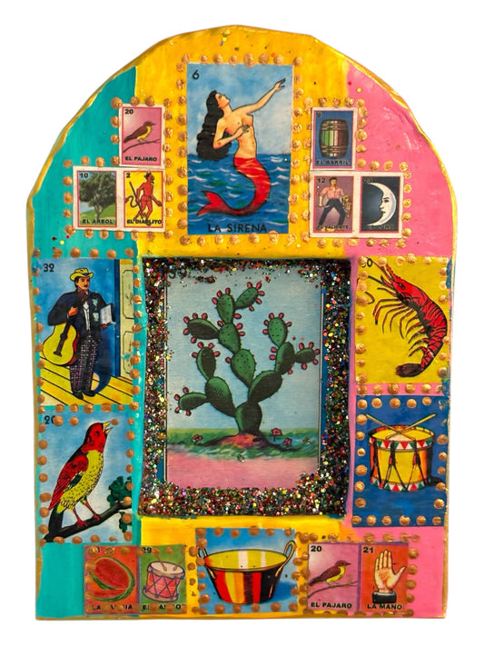 Nichos Lotería – Art populaire mexicain peint à la main