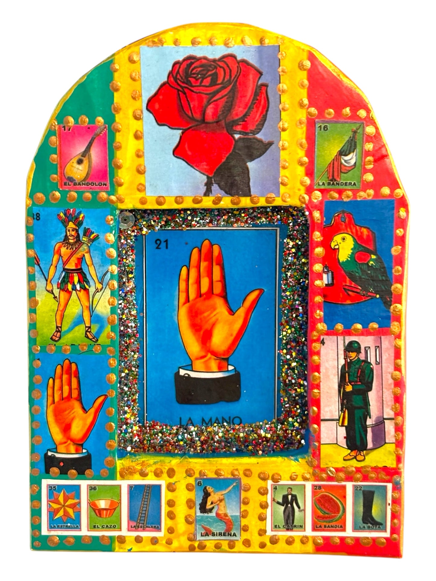 Nichos Lotería – Art populaire mexicain peint à la main