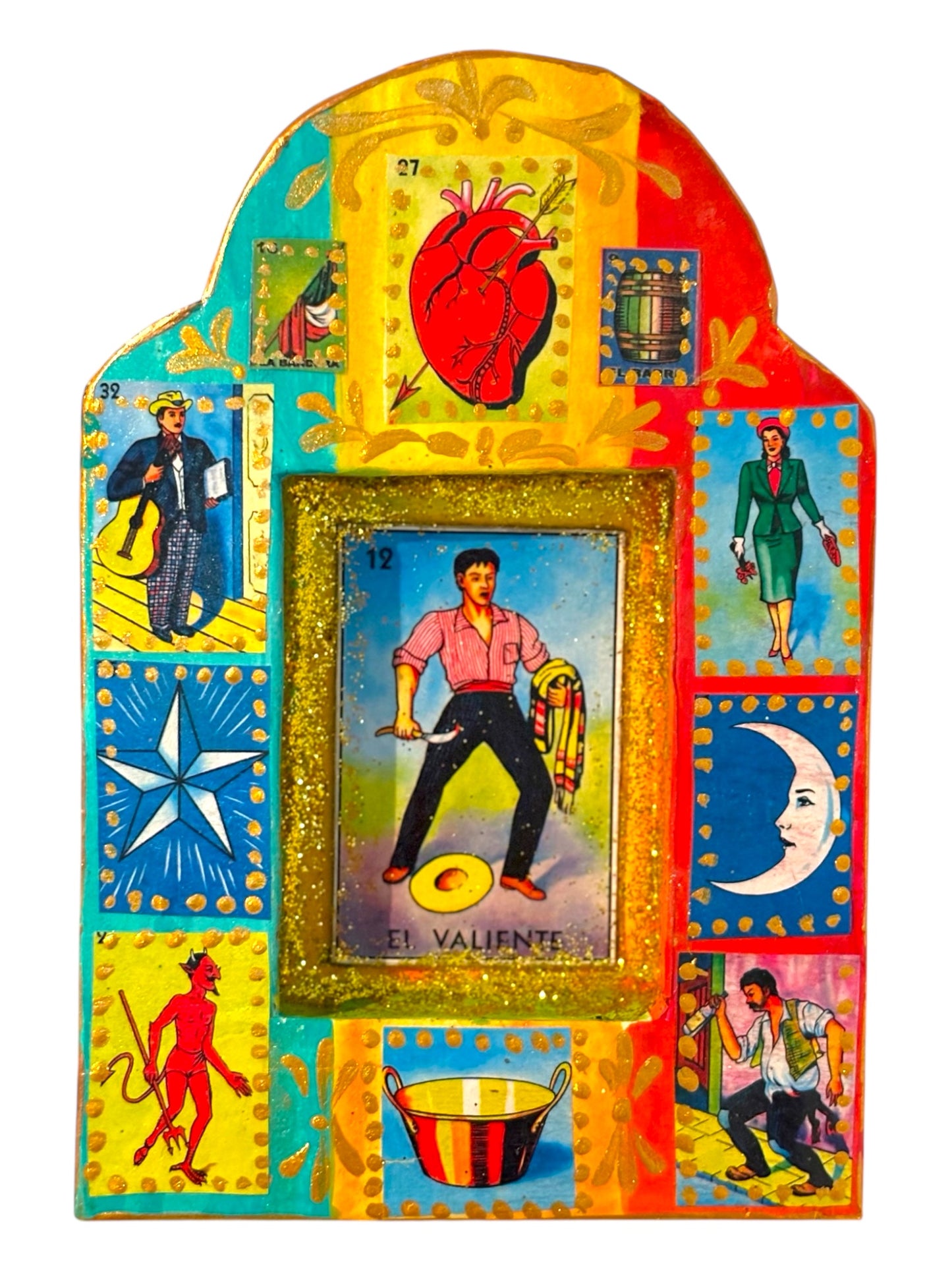 Nichos Lotería – Art populaire mexicain peint à la main