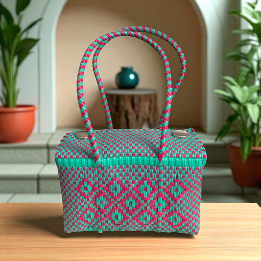 Lonchera colorée en plastique recyclé – Petit modèle