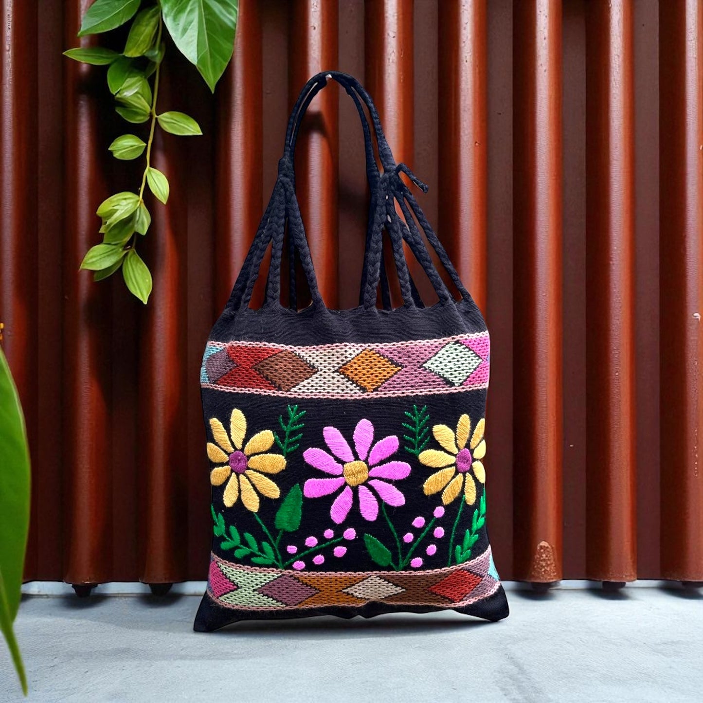 Sac Telar Bordado – Pièce unique, fait main