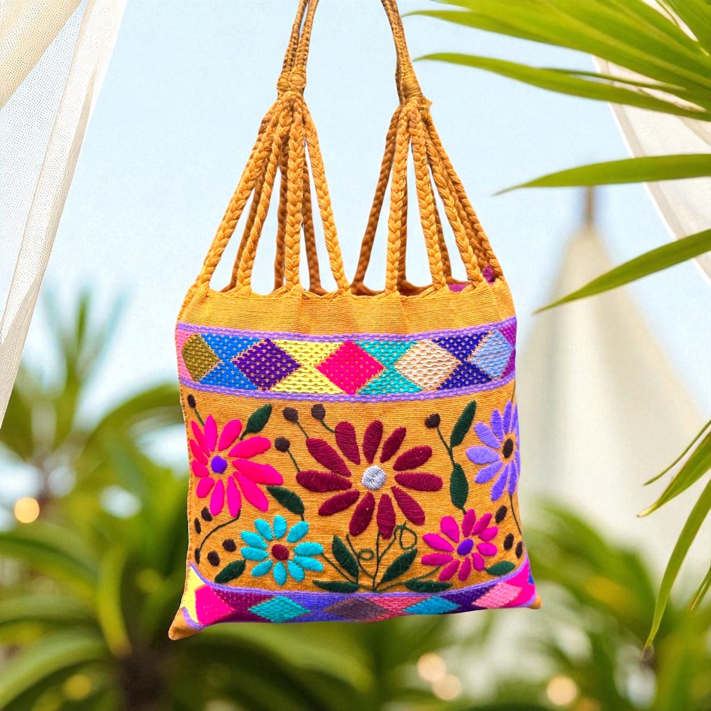 Sac Telar Bordado – Pièce unique, fait main