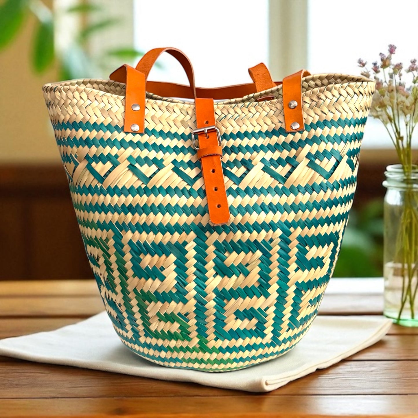 Sacs en paille tressée à la main – Grand format – Artisanaux et uniques – Oaxaca, Mexique